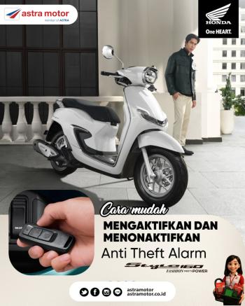 Honda Stylo 160 Makin Aman, Astra Motor Imam Bonjol Edukasi Penggunaan Fitur Anti Theft Alarm